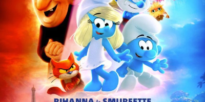 The Smurfs Movie 2025 logo