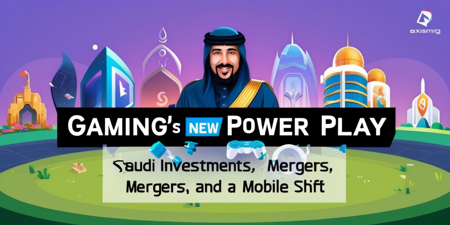 Gaming's New Power Play: Saudi Investments, Mergers, and a Mobile Shift
